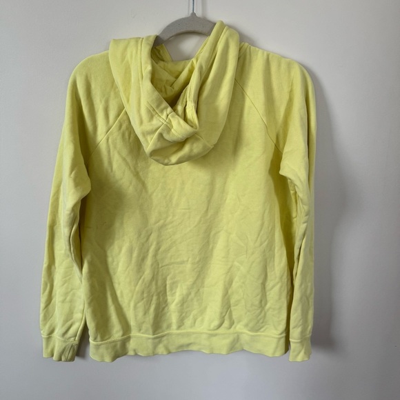 Nike Neon Yellow Women’s Hooded Sweatshirt Size Medium - Picture 2 of 2